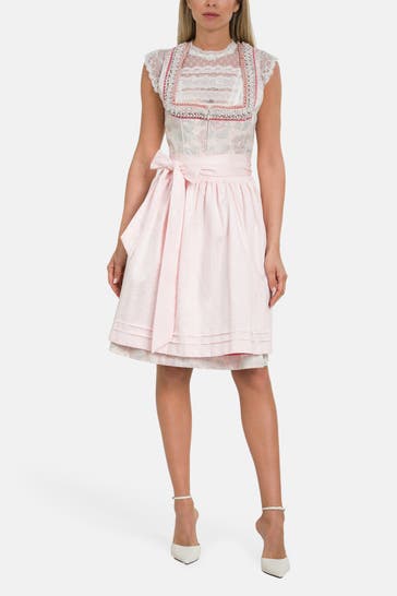 KRÜGER Dirndl 'Enrica' hellrosa