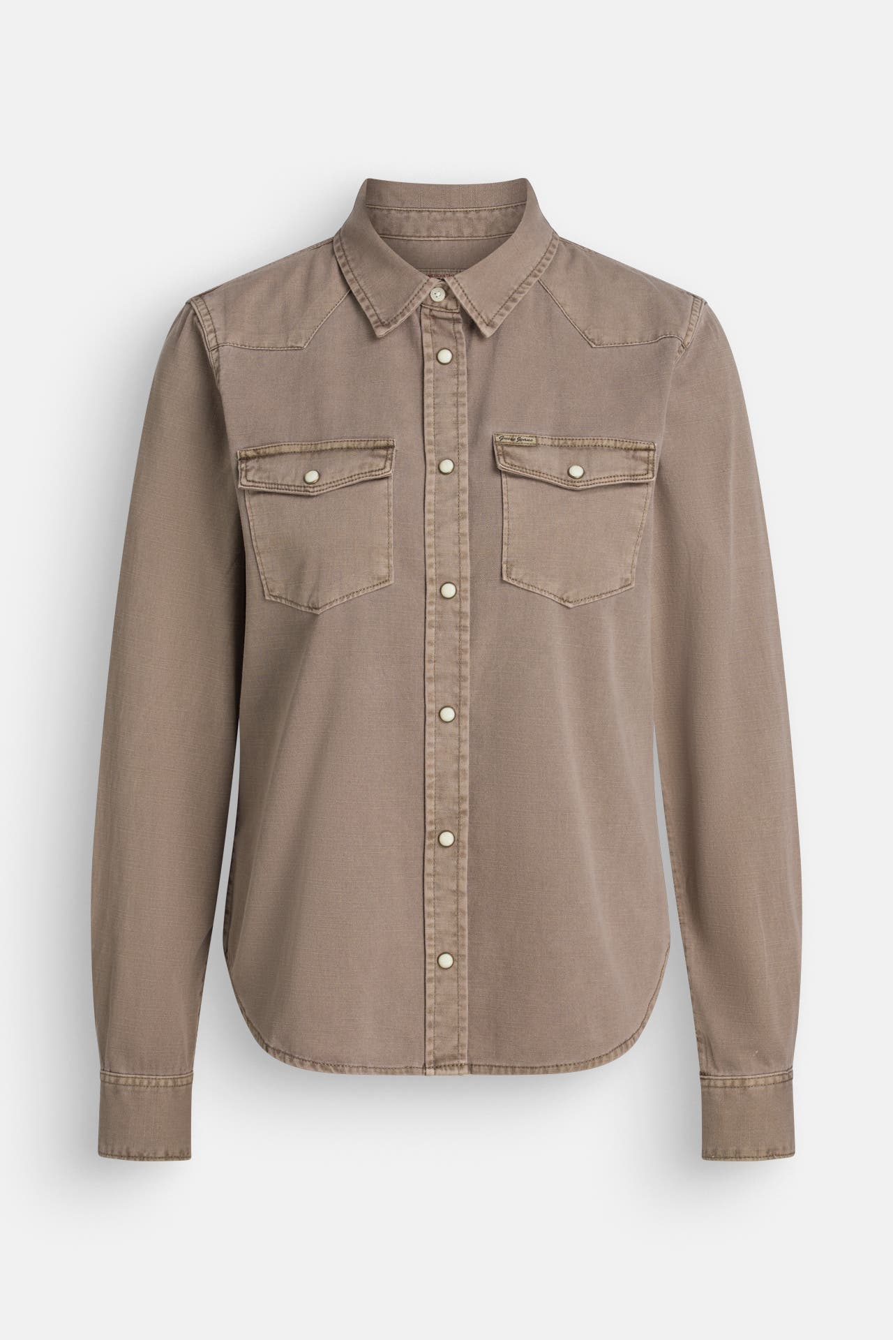 GUESS Jeansbluse braun, Bild 1