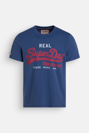SUPERDRY T-Shirt 'Classic' navy