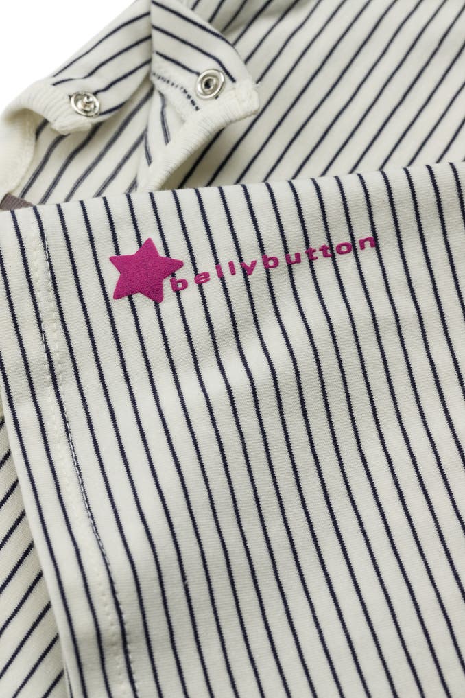 Bellybutton T-shirt Maniche Lunghe Bambino – Cotone Bio – Strisce – Sostenibile E Traspirante