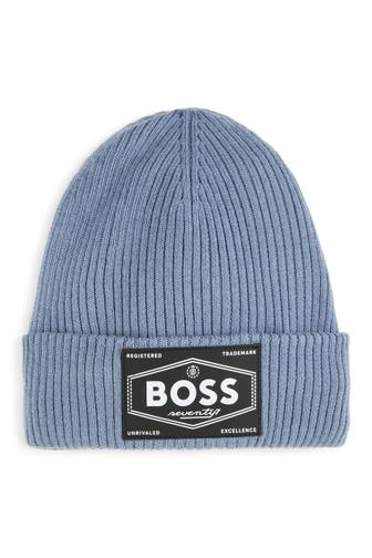 BOSS Mütze taubenblau