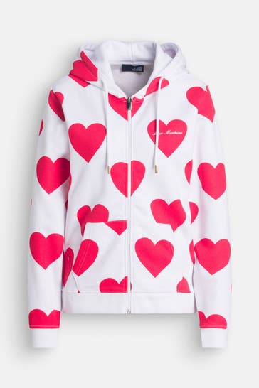 LOVE MOSCHINO Sweatjacke gemustert