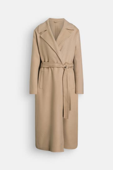 CLOSED Wollmantel beige