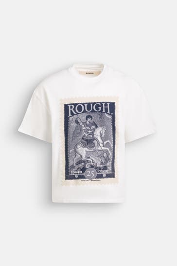 ROUGH. T-Shirt weiß