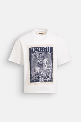 ROUGH. T-Shirt weiß