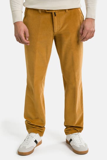 EUREX BY BRAX Cordhose 'Jim' gelb