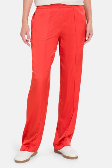 MARC O'POLO Stoffhose dunkelorange