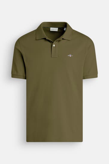 GANT Polo-Shirt oliv