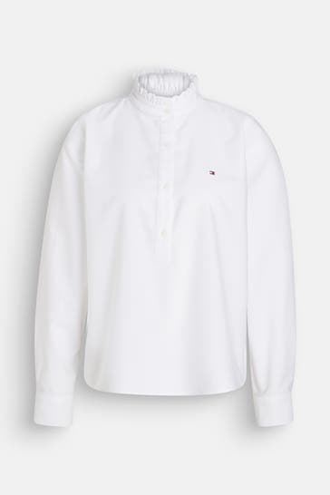 TOMMY HILFIGER Casual-Bluse weiß