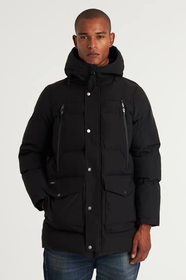 CHASIN' Winterjacke 'Explorer Tech' schwarz