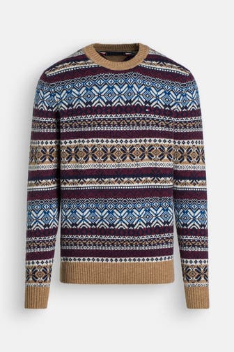 TOMMY HILFIGER Wollmix-Pullover gemustert