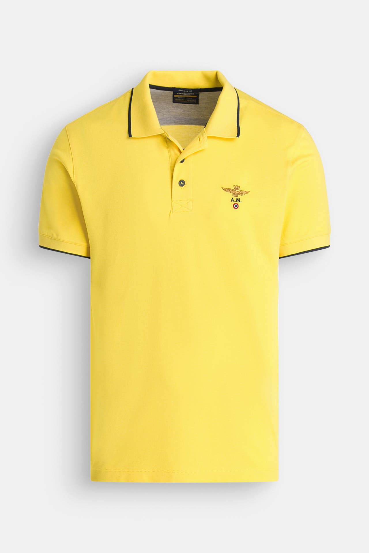 AERONAUTICA MILITARE Polo-Shirt gelb, Bild 1