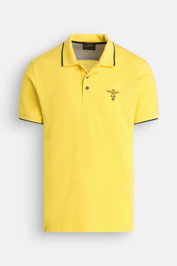 AERONAUTICA MILITARE Polo-Shirt gelb