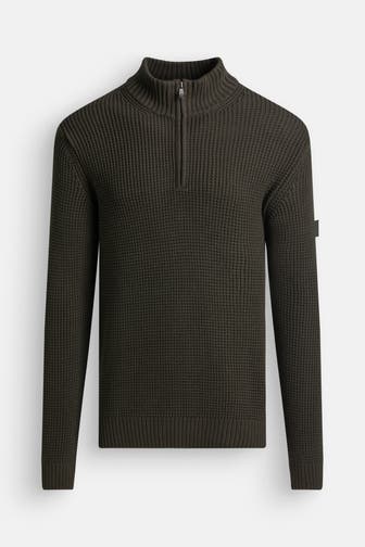 JOOP! JEANS Strick-Troyer 'Henrios' tannengrün