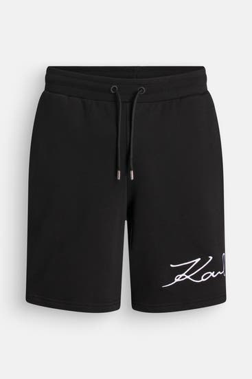 KARL LAGERFELD - Sweatshorts schwarz