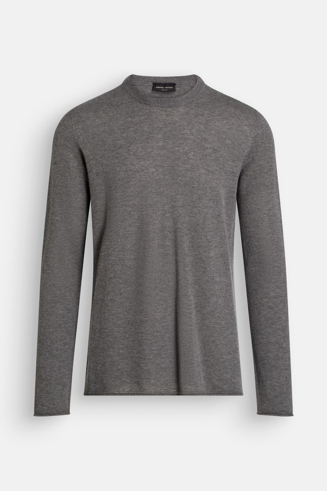 ROBERTO COLLINA Wollpullover dunkelgrau, Bild 1