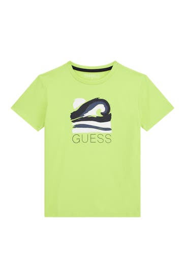 GUESS T-Shirt neongelb