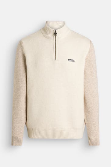 BARBOUR INTERNATIONAL Strick-Troyer zweifarbig
