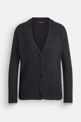 FRIEDA & FREDDIES NY Wollmix-Strickjacke anthrazit