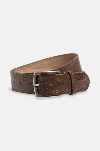 B.BELT Ledergürtel 'Bela' braun animal
