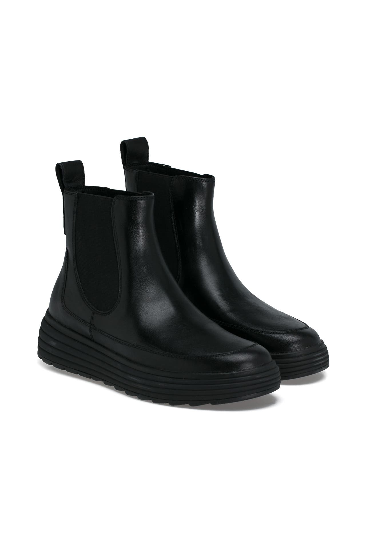 Geox Damen Stiefeletten D Phaolae A – Aus Glattleder, Mit Reißverschluss & Schnürung, Absatz 5 Cm