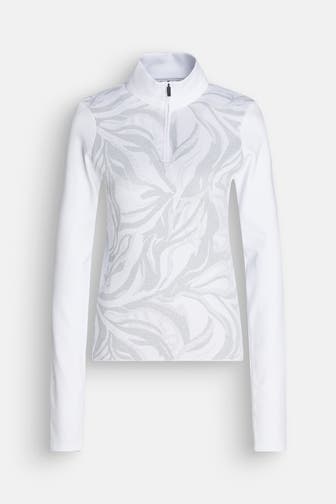 SPORTALM Midlayer weiß gemustert