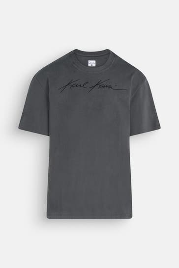 KARL KANI T-Shirt dunkelgrau