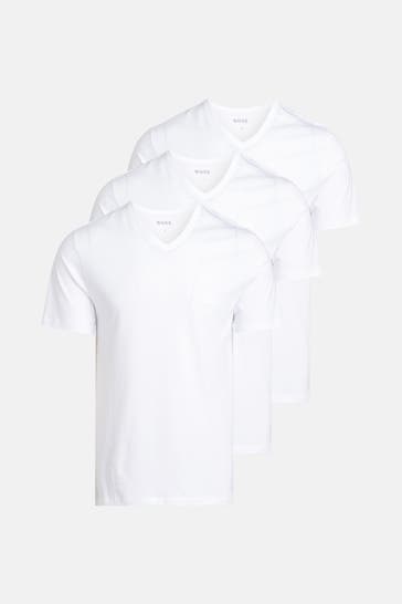 BOSS 3er-Pack T-Shirt 'Experiance' weiß