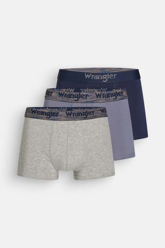WRANGLER 3er-Pack Boxer Trunks 'Montel' mehrfarbig