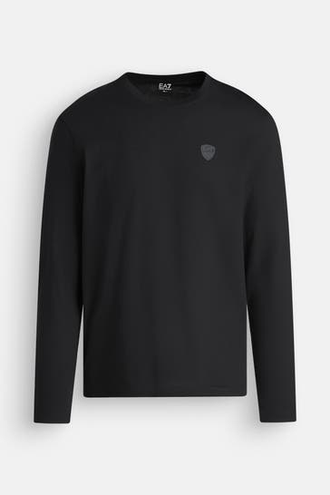 EA7 Longsleeve schwarz