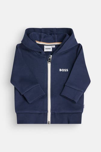 BOSS Sweatjacke dunkelblau
