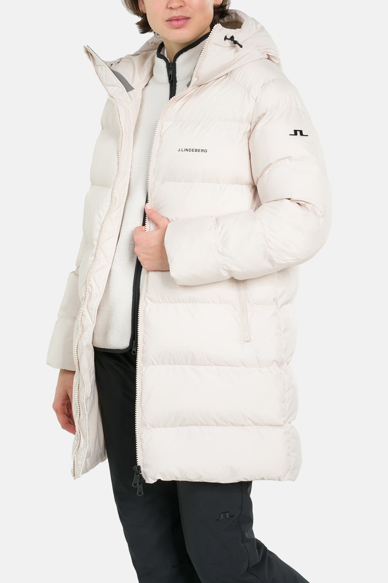 J.LINDEBERG SPORTSWEAR Steppmantel 'Baryl' ecru, Bild 1