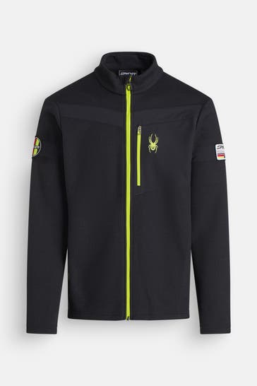 SPYDER Midlayer 'Wengen Bandit' schwarz
