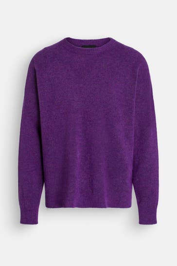 ROBERTO COLLINA Wollmix-Pullover lila