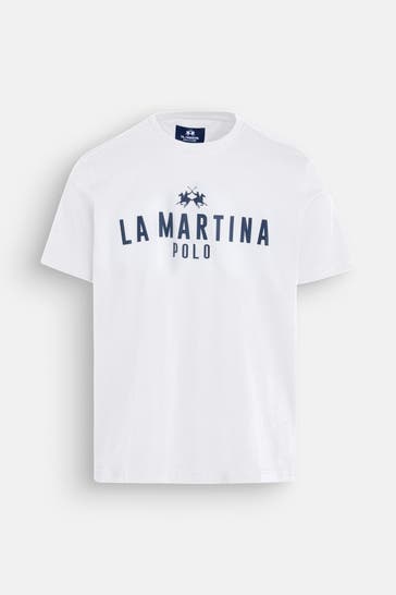 LA MARTINA T-Shirt weiß