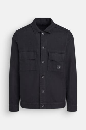 OLYMP Overshirt schwarz