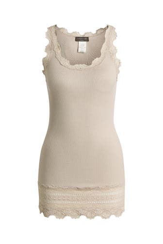 ROSEMUNDE Seidenmix-Top beige