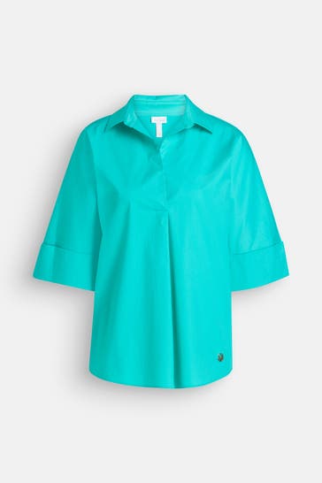 SPORTALM 'Elenoro' blouse in turquoise