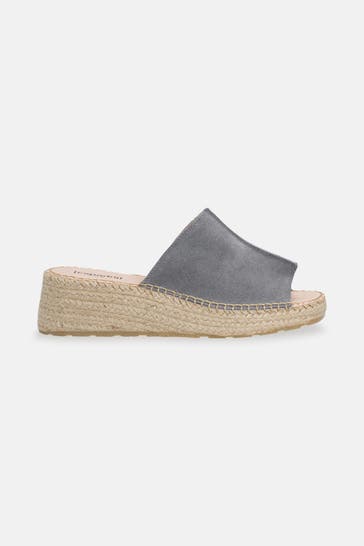 ESPADRIJ L'ORIGINALE Wedges 'Toulon' steingrau