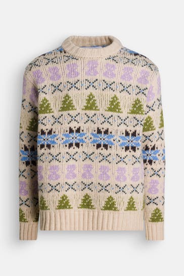 NN07 Strickpullover 'Stein' gemustert