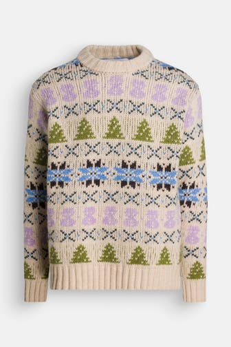 NN07 Strickpullover 'Stein' gemustert