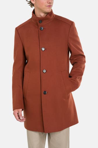 JOOP! Wollmixmantel 'Maron' rotbraun