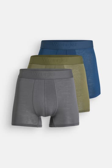WRANGLER - 3er-Pack Boxer Trunks 'Griffin' mehrfarbig
