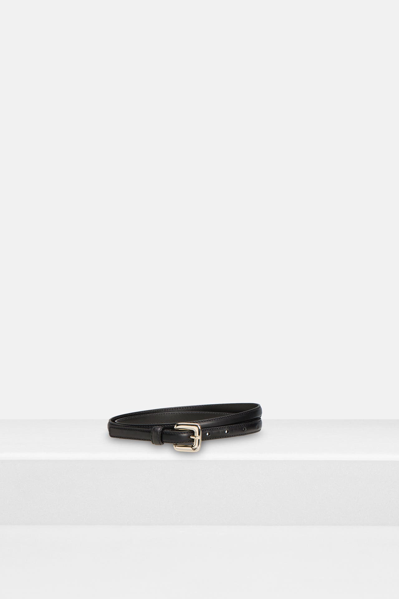 EMPORIO ARMANI Ledergürtel schwarz, Bild 1