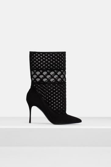 SERGIO ROSSI Stiefeletten schwarz