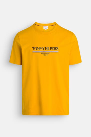 TOMMY HILFIGER T-Shirt sonnengelb