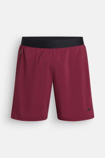 REEBOK Funktions-Shorts weinrot