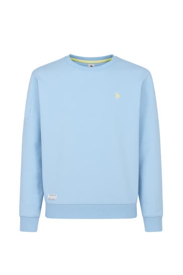 U.S. POLO ASSN. Sweatshirt hellblau