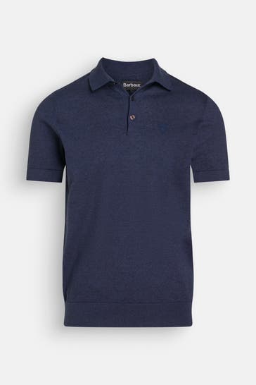 BARBOUR Polo-Shirt navy