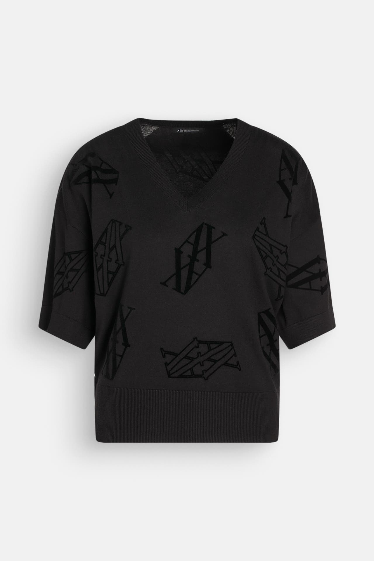 ARMANI EXCHANGE Strickshirt schwarz, Bild 1